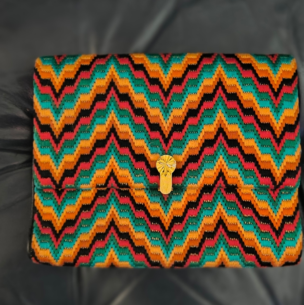 Vintage Crochet Clutch 1960s